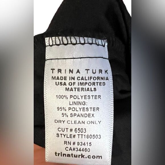 TRINA TURK Pernilla Perforated Scuba Dress 2 - Picture 7 of 7